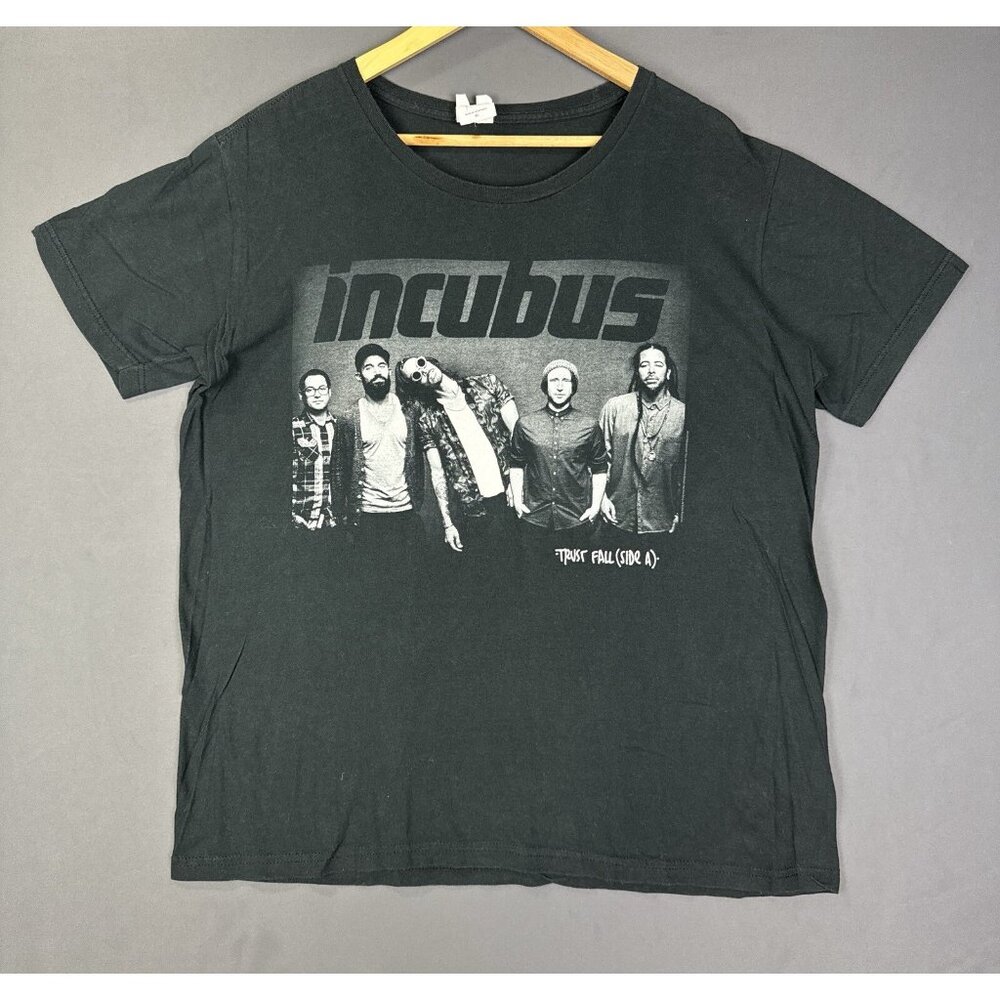 Vintage Y2K Incubus Trust Fall Side A Band Tee Promo Concert Black XL Shirt Rare